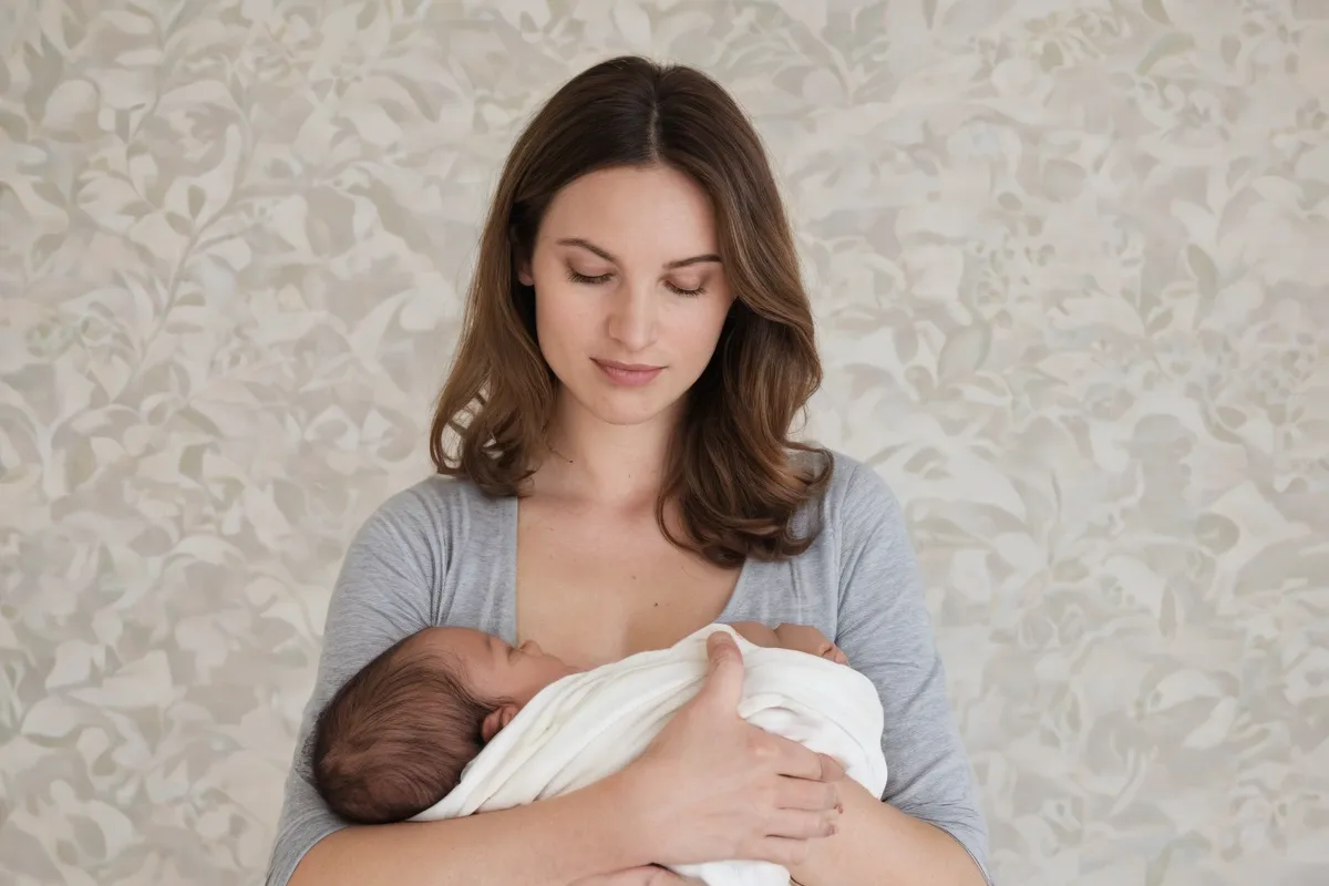 El wallpaper representa la lactancia materna y enfatiza el apoyo, la orientación y el cuidado