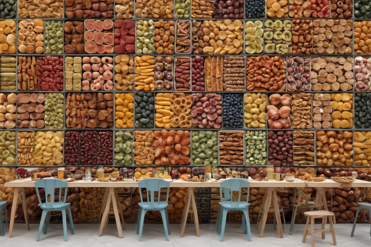 La wallpaper muestra mercaderes de Barcelona y sus deliciosas opciones para el almuerzo