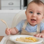 Guía del menú bebe para bebés de 8 meses
