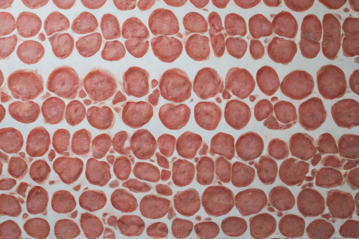 La pared con patrón advierte de listeriosis y destaca los riesgos en la alimentación para embarazadas