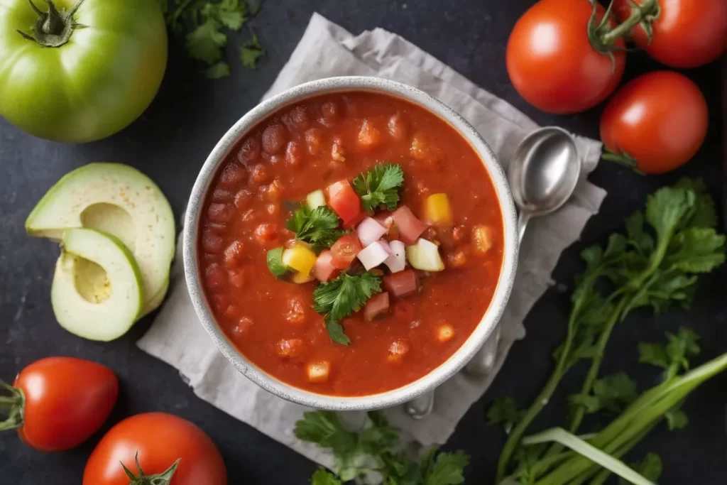 ¿Es posible freír gazpacho y por qué?