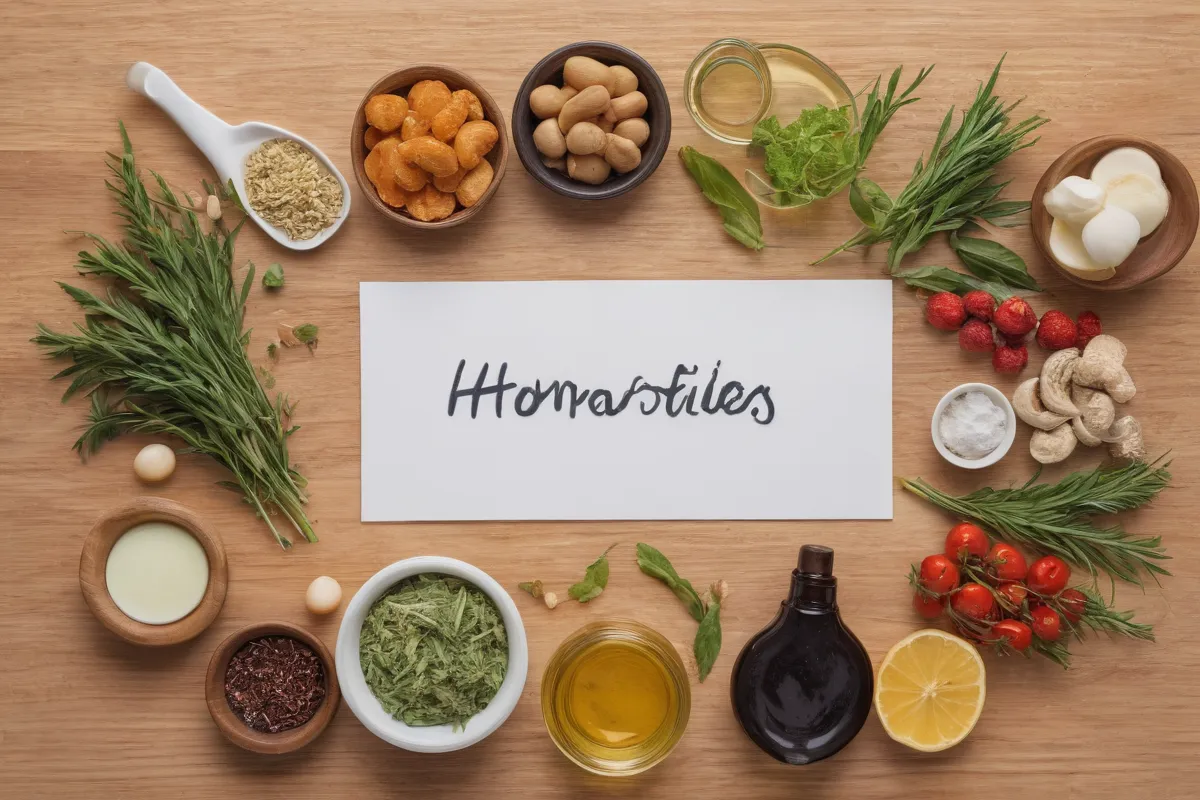 Un papel de fondo con soluciones para la hemorroida posparto