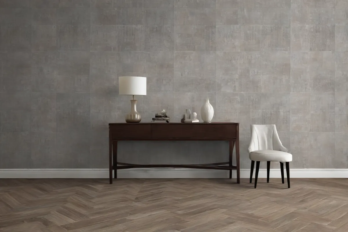 ¿Qué tipo de piso de porcelana tiene en la pared?