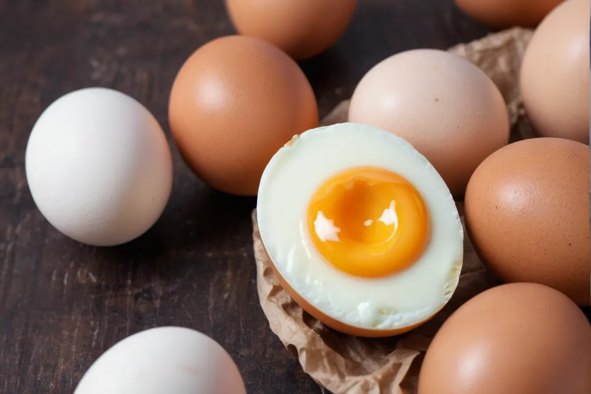 El título expone los beneficios y consecuencias de consumir huevos