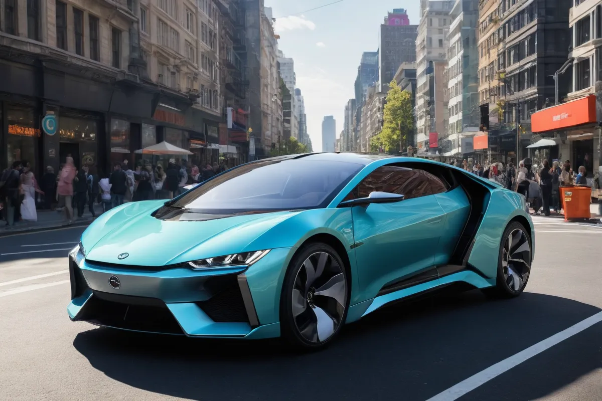 Un dinámico choque entre vehículos futuristas y la movilidad alternativa