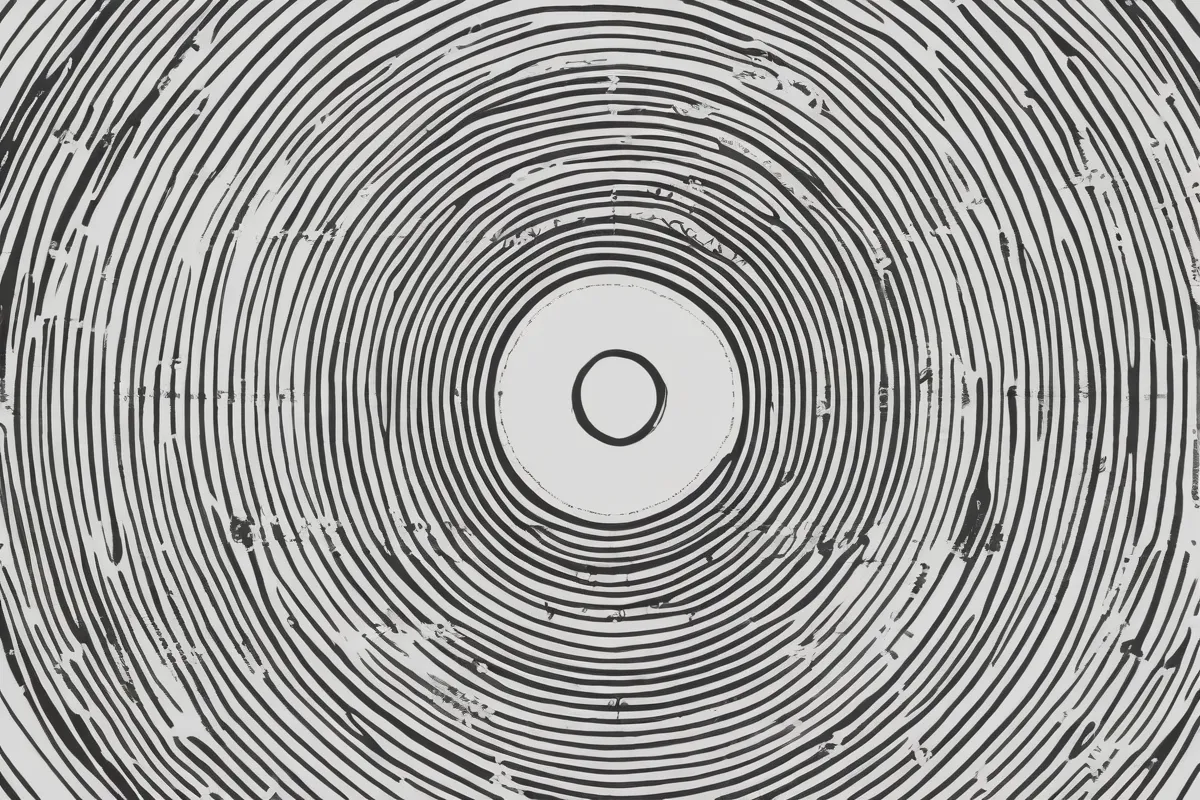 Patrones mínimos de círculos concentricos y citas de temas del Foro