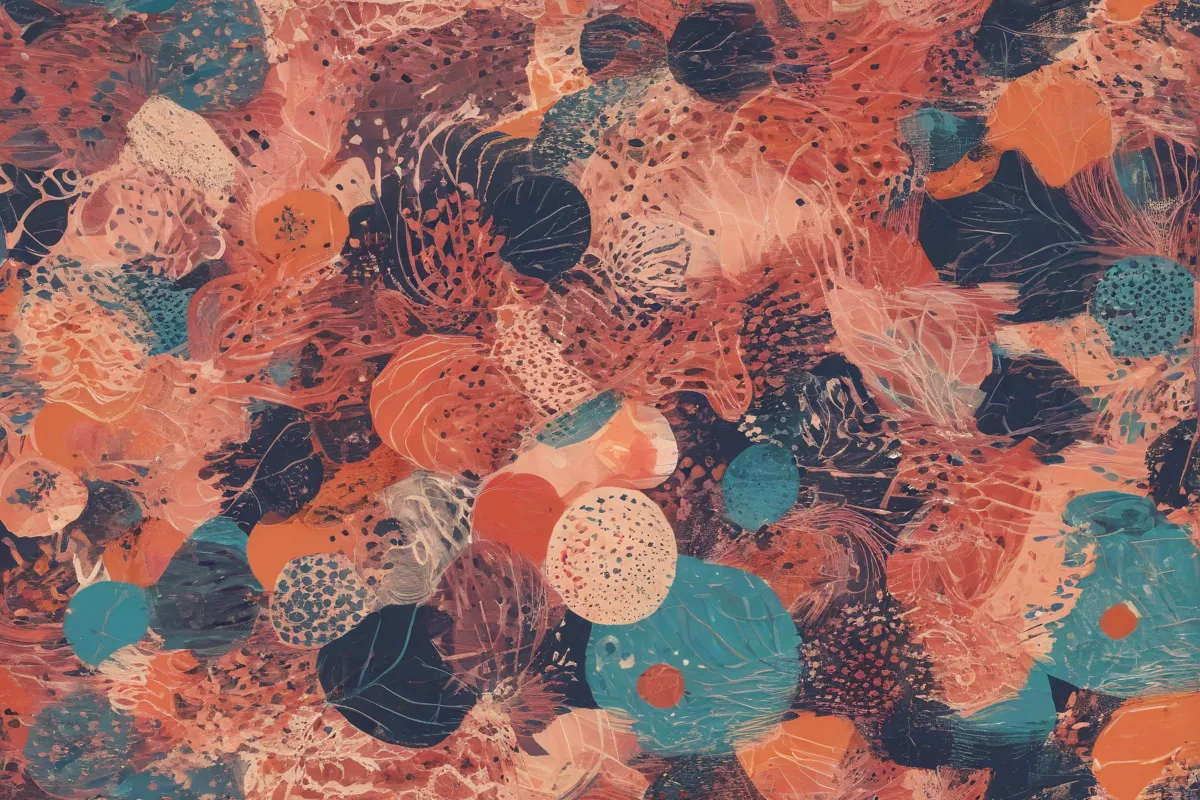 Mensaje con patrón abstracto y limitada participación