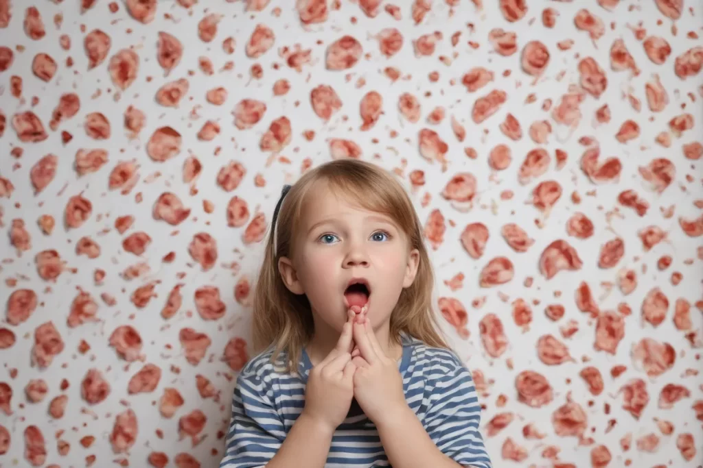 Las papeles de papel pintado muestran un paladar inflamado y surgen dudas