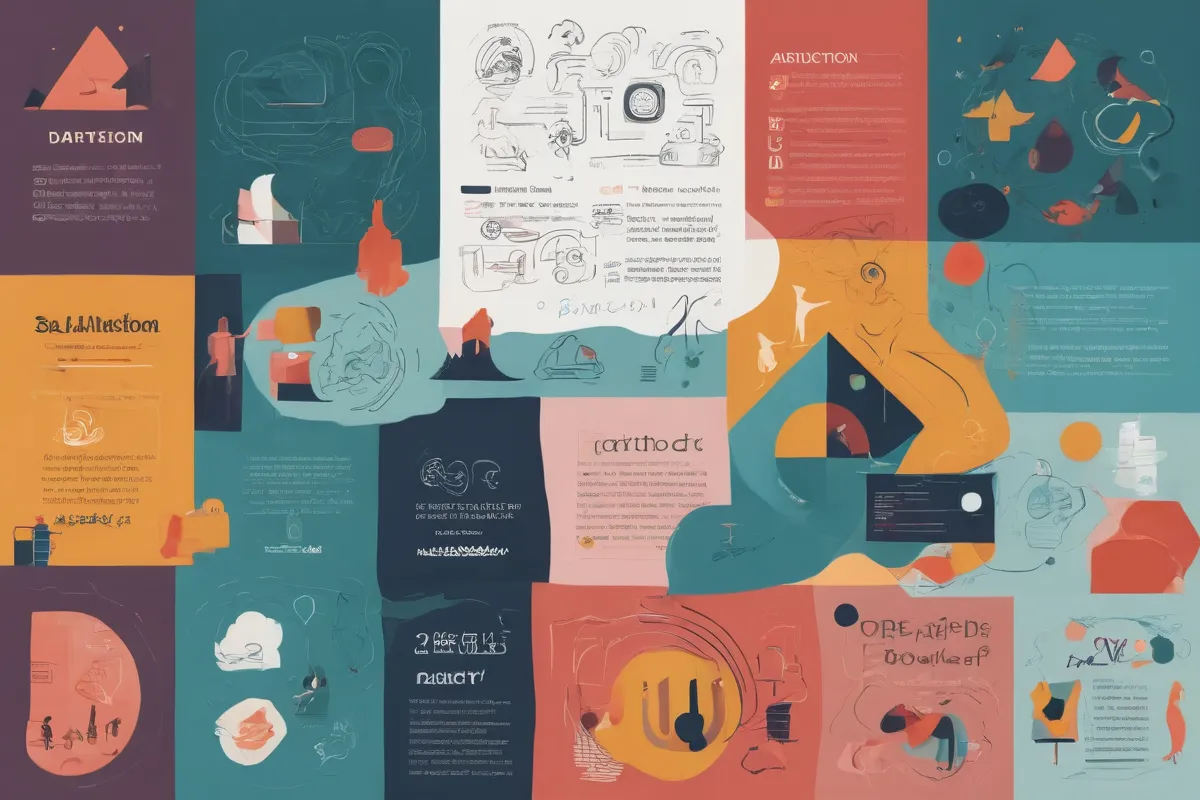 El diseño abstracto, temas variados y baja participación