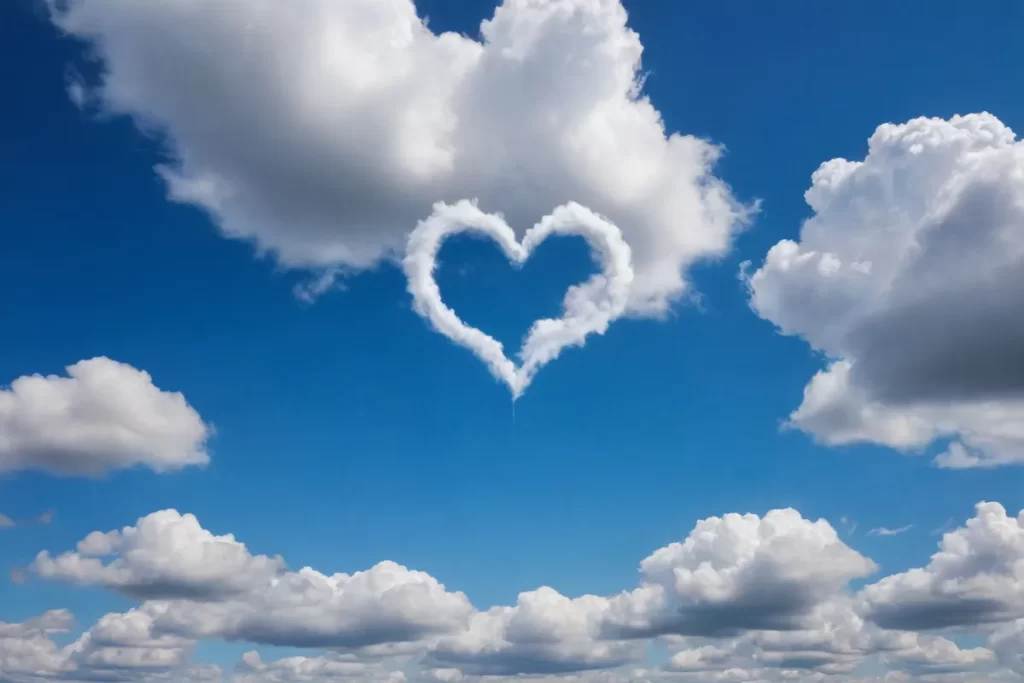 El cielo azul