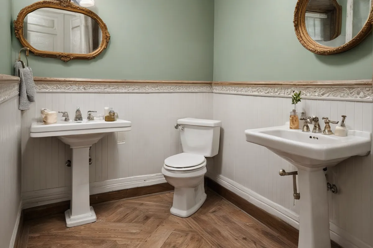 Consejos para eliminar manchas de baño vintage con inodoros defectuosos