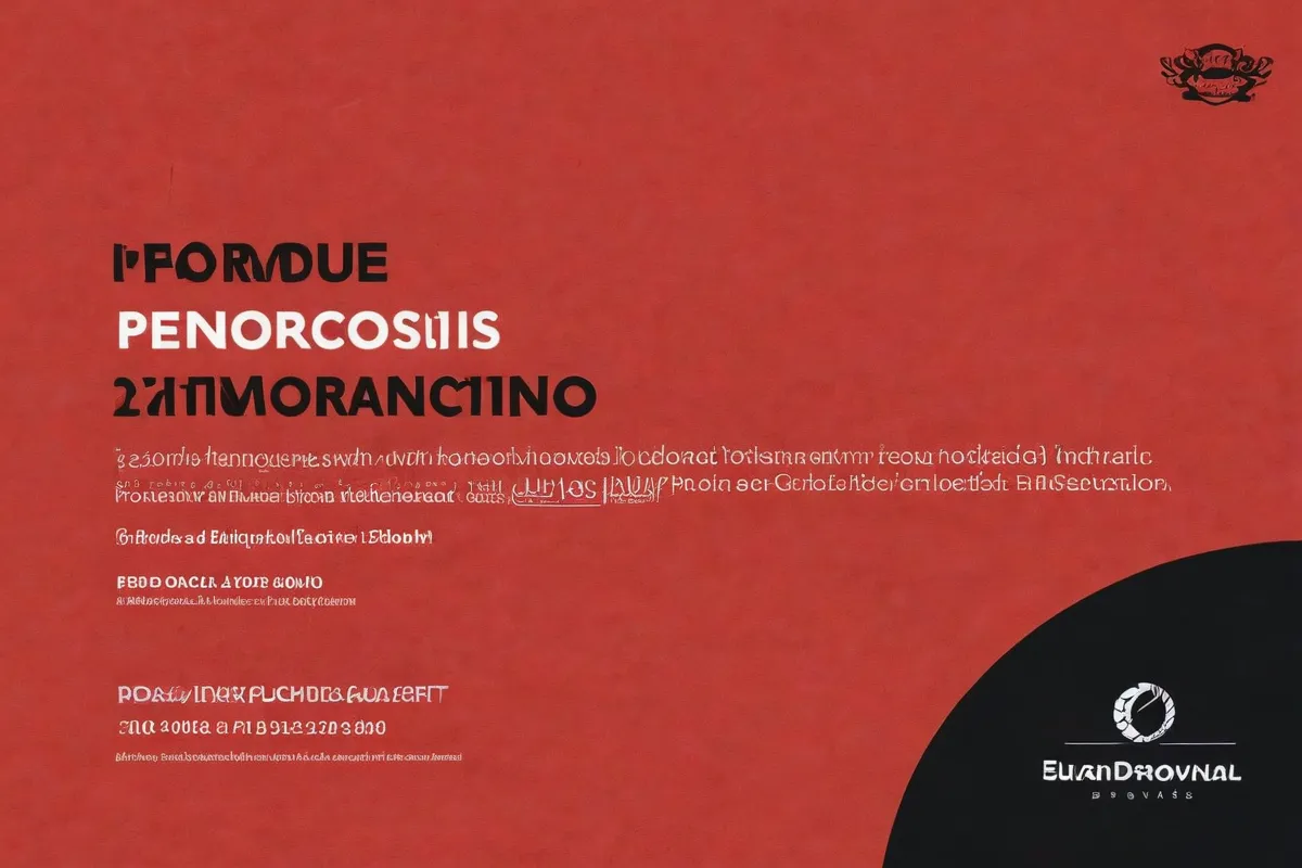 Fondo de papel rojo, texto negro: Pérdidas de Endocrino Valencia, Foro Informativo con Restricciones y una pequeña imagen de una balanza con un signo menos