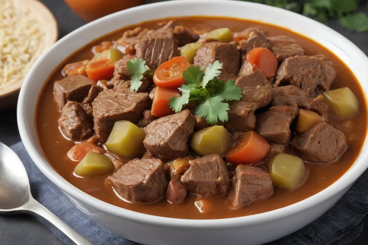 Magufesa coccion de carne guisada deliciosa