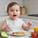 Menú saludable para un bebé de 9 meses y medio