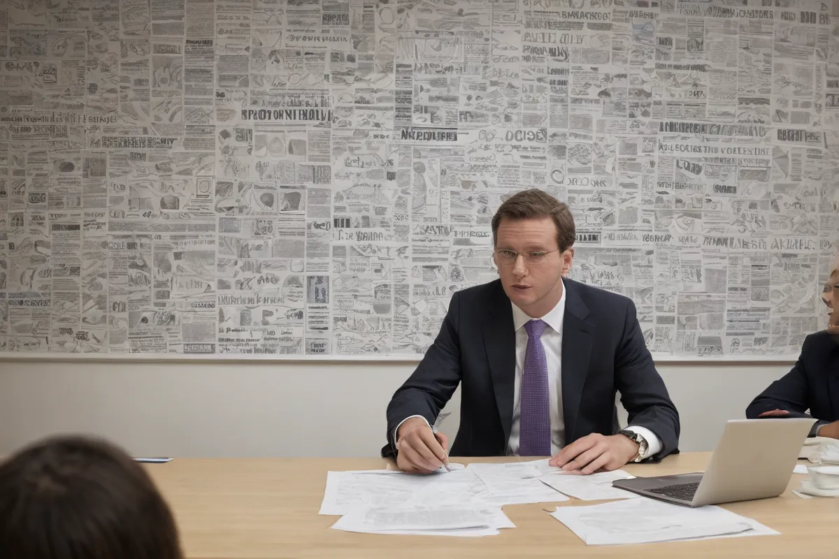 Un mural de Forum Limited con discusión y consulta, pero sin interacción