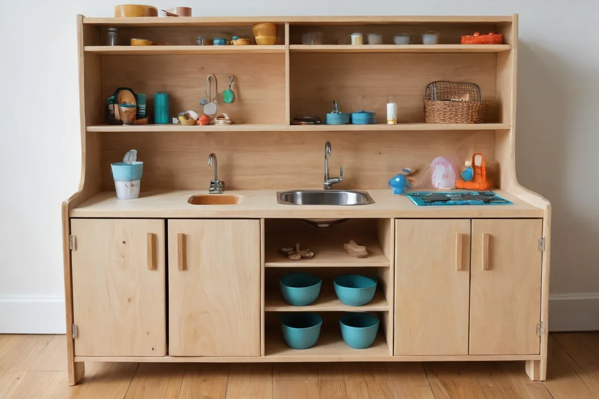 Los armarios de madera, DIY para un juego seguro