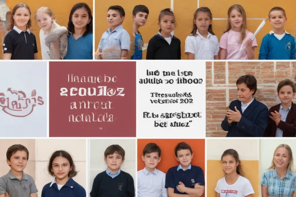 ¿La pancarta de este nuevo colegio muestra opiniones sobre escuelas en Tres Cantos? Let me know if youd like help explaining any part!