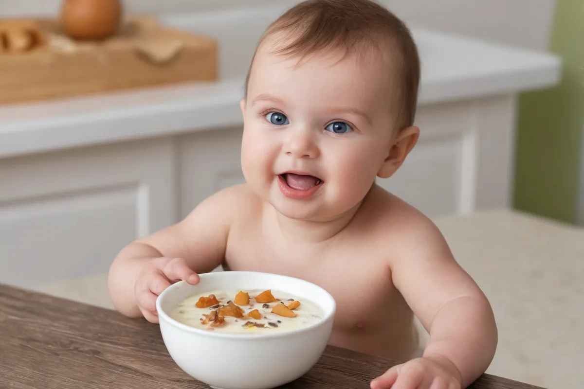 Yogur de búfidos para bebés