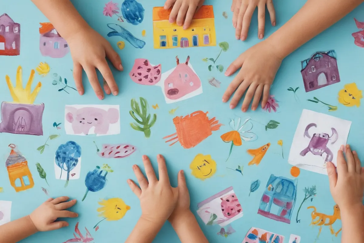 Los niños explorando y aprendiendo con la alegría de su juego