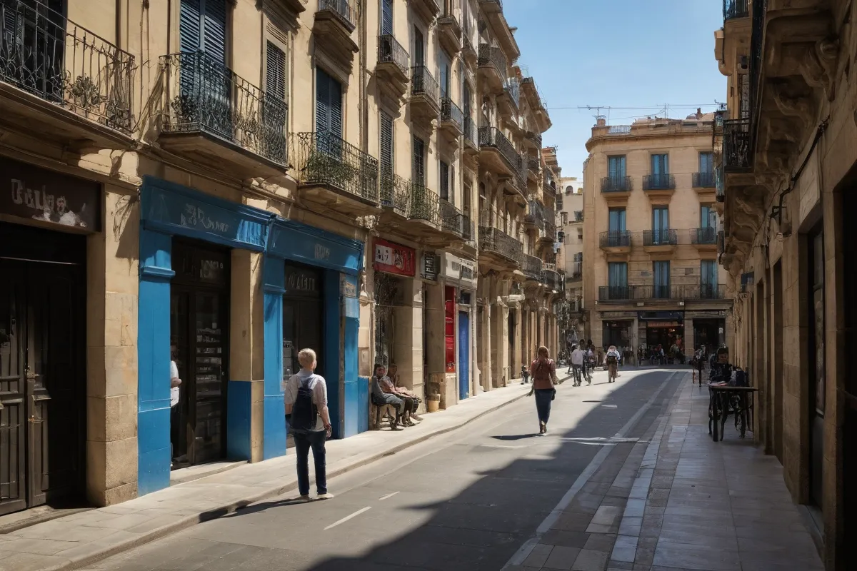 Las calles de Barcelona murmuran secretos en una obra con ojos azules