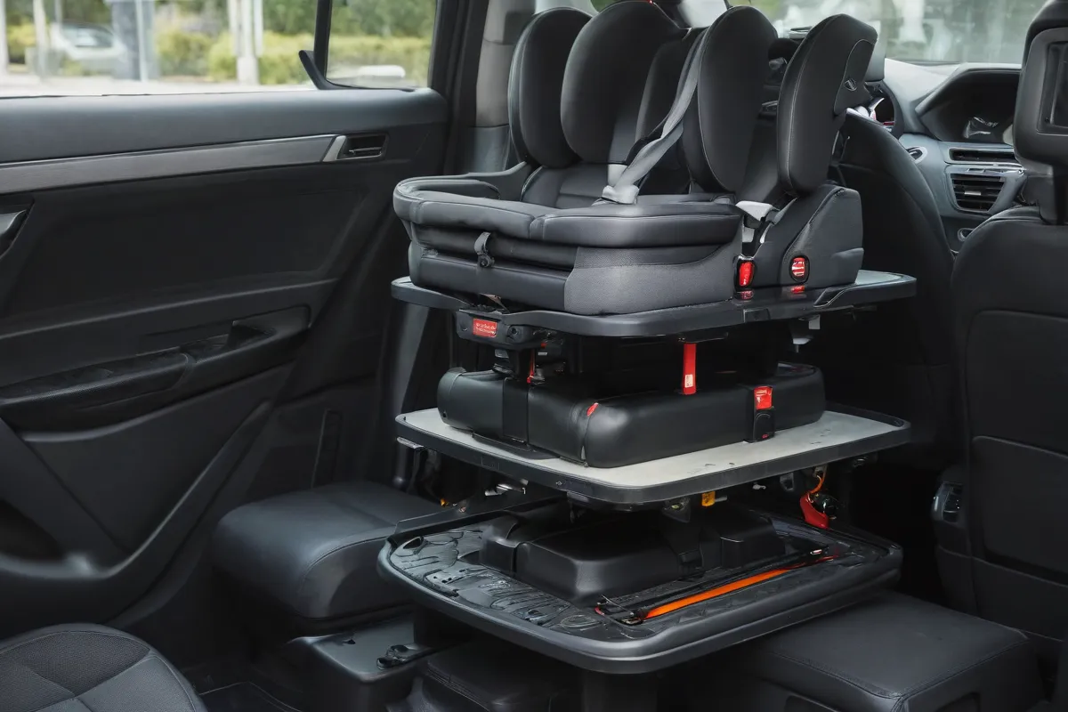 Foto de un auto con sistema ISOFIX