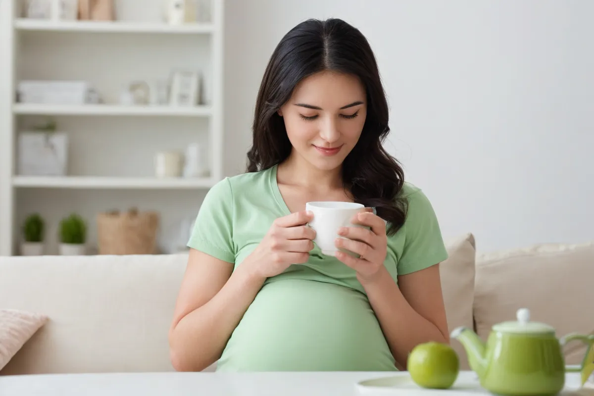 El té verde durante el embarazo: posibles consideraciones negativas
