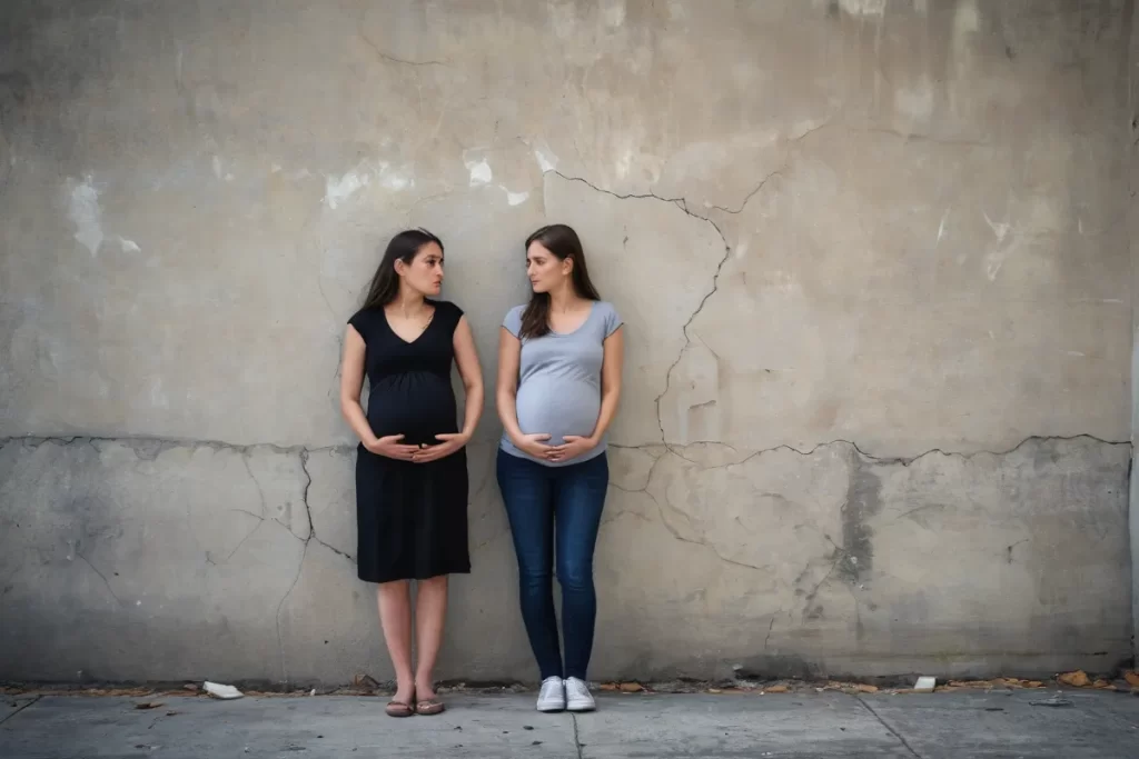 La pared de cemento se fracturó