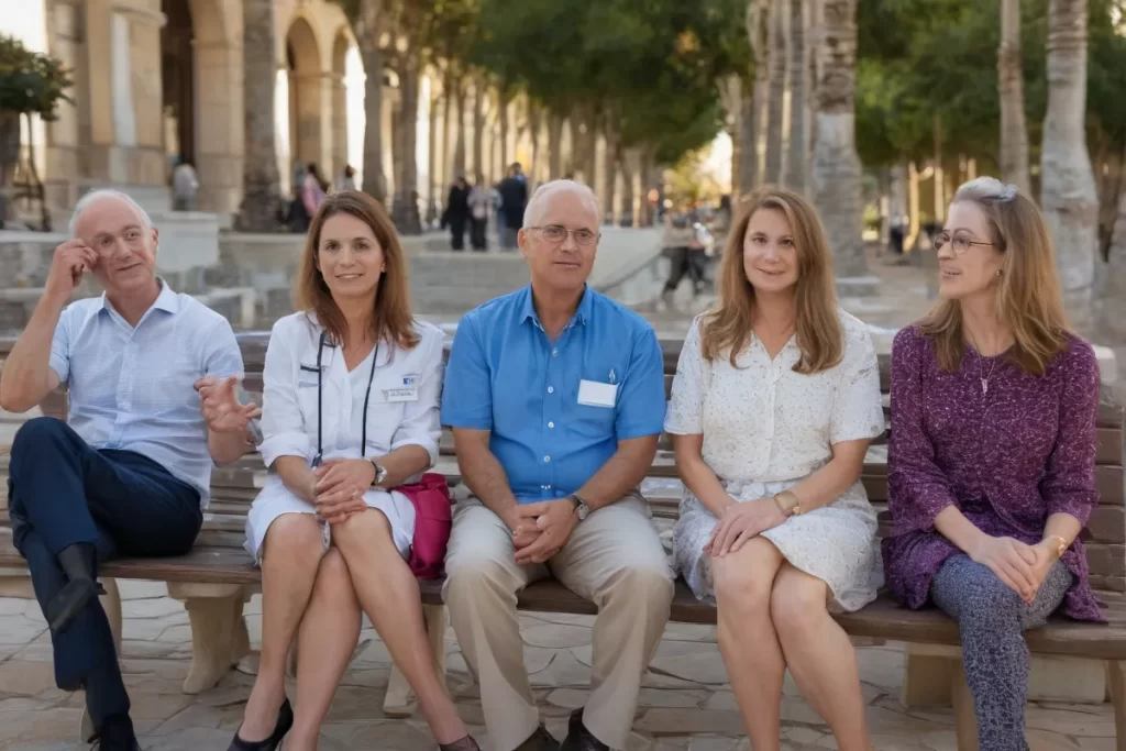 Panel informativo con restricciones para la conferencia de endocrinología en Valencia