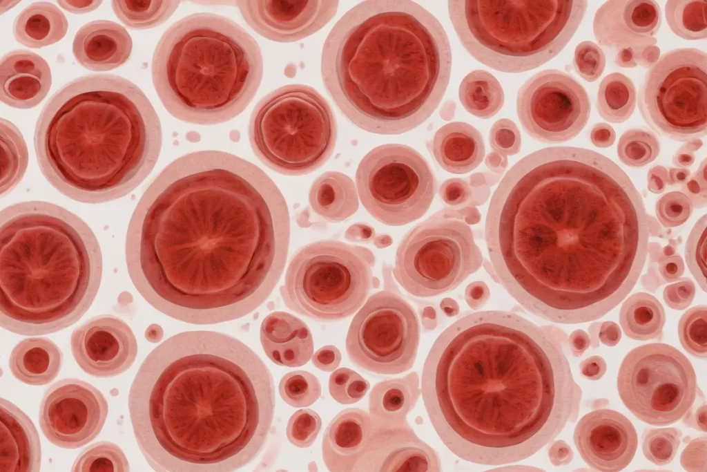 Una ilustración médica muestra manchas rojas infladas y posibles causas